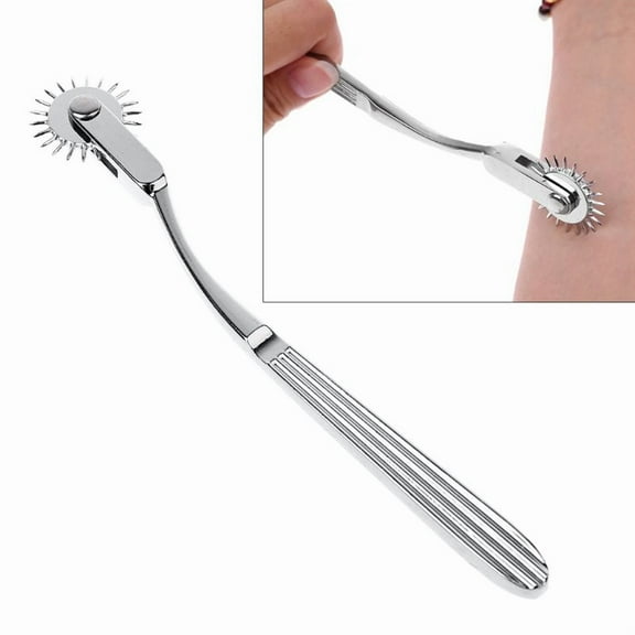 Diagnostic Reflex Hammer Pin WheelGear Roller Rolling Wartenberg Wheel Pinwheel