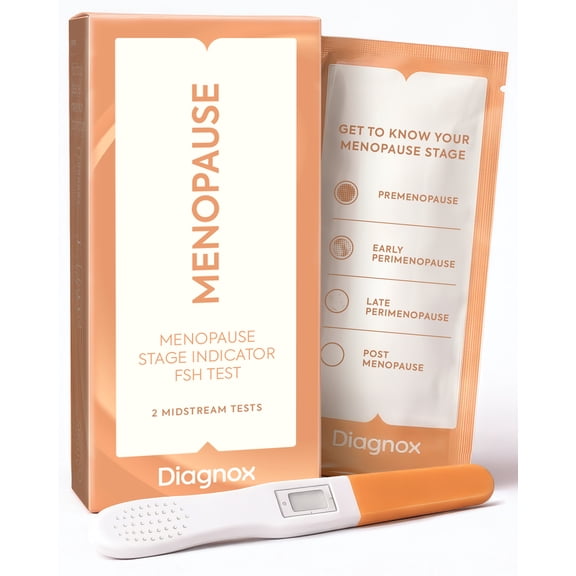 Diagnox Menopause Stage Indicator Test Kit , at Home FSH, 2 Tests