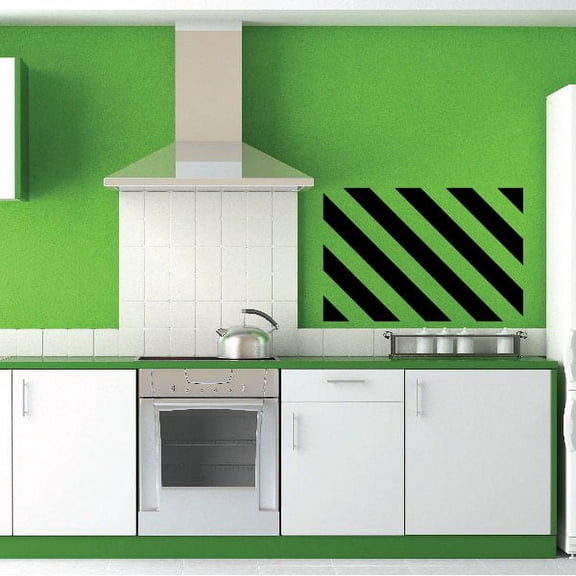 Diagonal Line Wall Pattern Wall Decal - Vinyl Decal - Car Decal - Mvd028 - 36 Inches