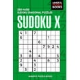 thumbnail image 1 of Diagonal Sudoku Sudoku X: 250 Hard Sudoku Diagonal Puzzles, Book 12, (Paperback), 1 of 1