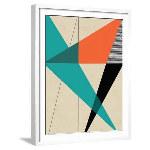 Diagonal Unity, Abstract Framed Art Print Wall Art by Rocket 68 Sold by Art.Com