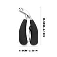 thumbnail image 1 of Diagonal-cut nail clippers,Wide Jaw Opening Nail Clippers For Thick Nails Long Handle Ergonomic Angled Head Senior Toenail Clipper, 1 of 4