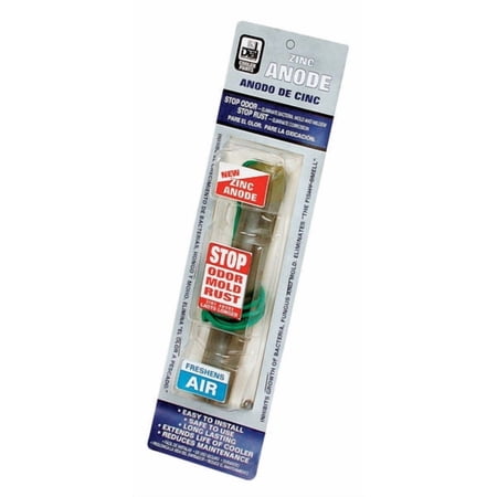 1 pc Dial 1/2 in. H X 1/2 in. W Green Zinc Anode