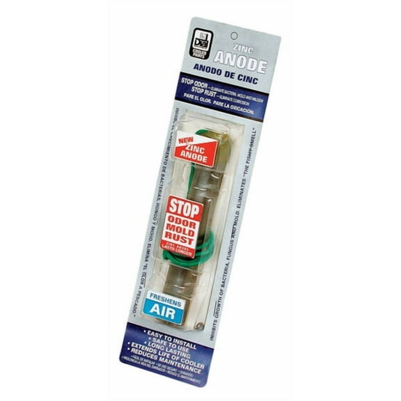 1 pc Dial 1/2 in. H X 1/2 in. W Green Zinc Anode