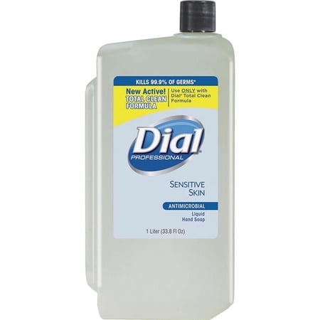 Dial 1 liter Refill protective Liquid Soap for sensitive Hand - Clear