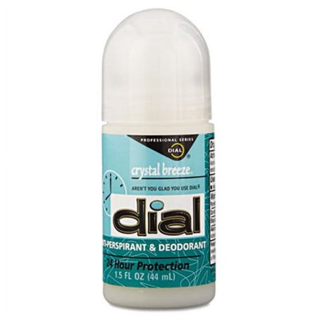 Dial Anti-Perspirant Deodorant Crystal Breeze 1 5oz Roll-On 48 Carton (DIA 07686)