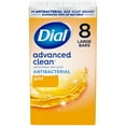 thumbnail image 1 of Dial Gold Antibacterial Deodorant Bar Soap, Advanced Clean Deep Cleanse Bar, 4 oz, 8 Bars, 1 of 13
