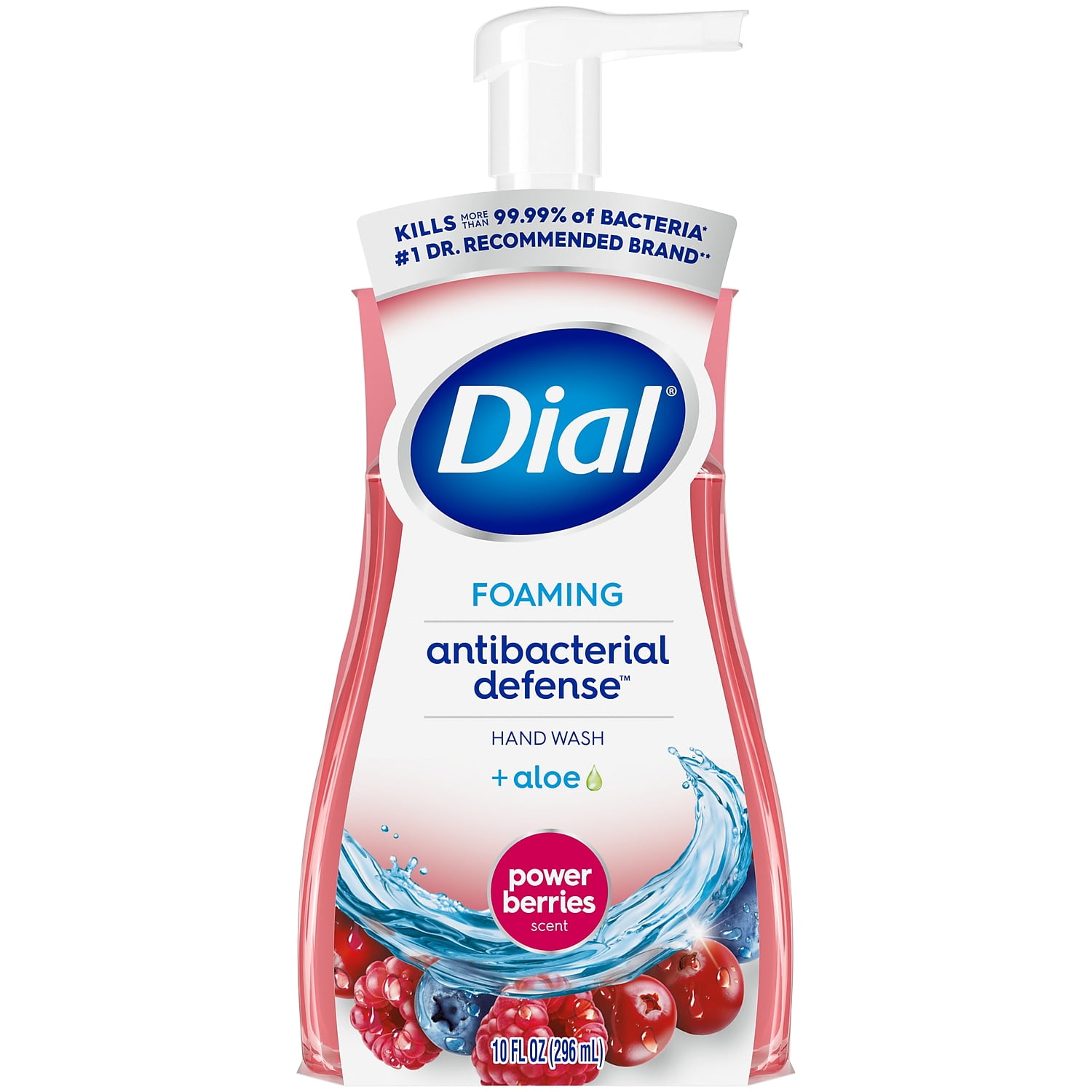 10 oz Antibacterial Foaming Hand Wash - Power Berries Scent (8/Carton)