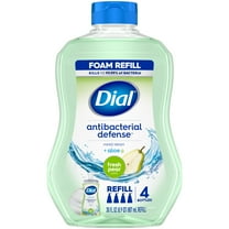 Dial Antibacterial Foaming Hand Wash Refill, Fresh Pear, 30 Ounce