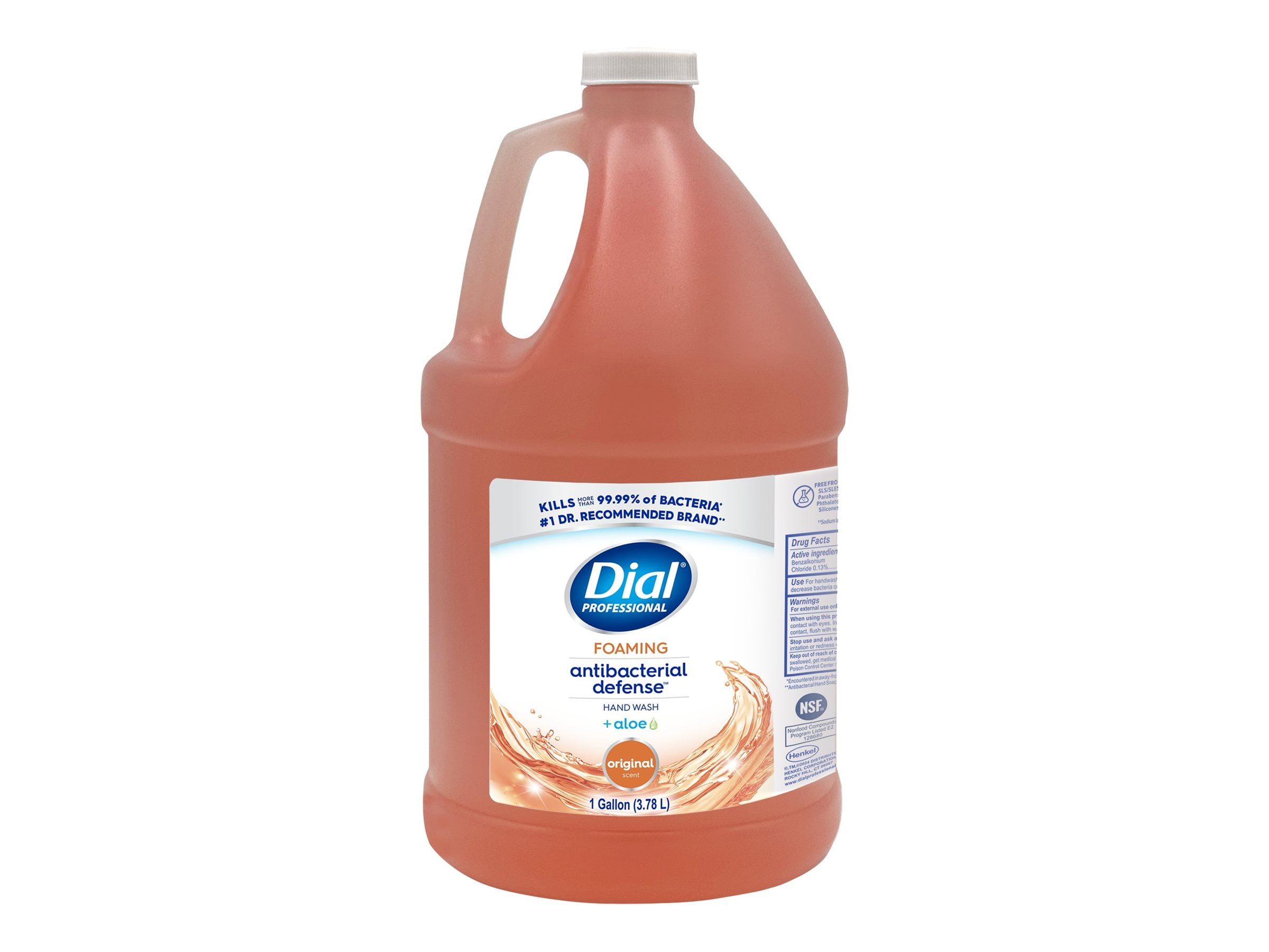 Antibacterial Foaming Hand Wash, Plus Aloe, Original, 1 gal, 4/Carton Antibacterial Foaming Hand Wash, Plus Aloe, Original, 1 gal, 4/Carton