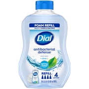 Dial Antibacterial Defense Spring Water Foaming Hand Soap Refill, 30 fl oz