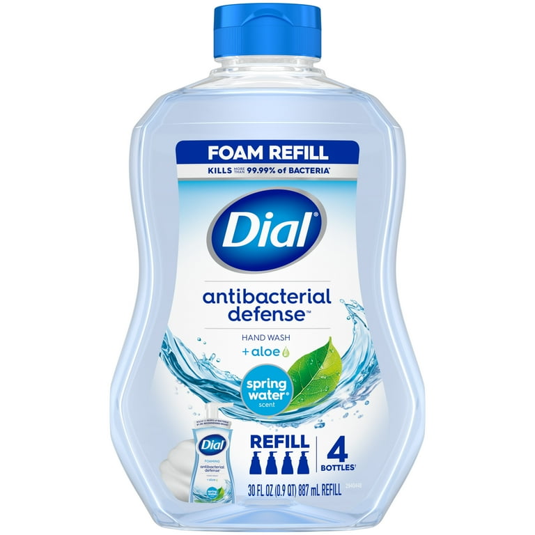 Dial Antibacterial Foaming Hand Wash Refill Spring Water 30 fl oz