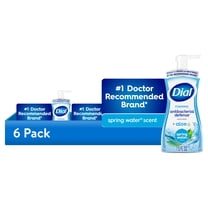 (6 pack) Dial Antibacterial Defense Spring Water Scent Foaming Hand Soap, 7.5 fl oz