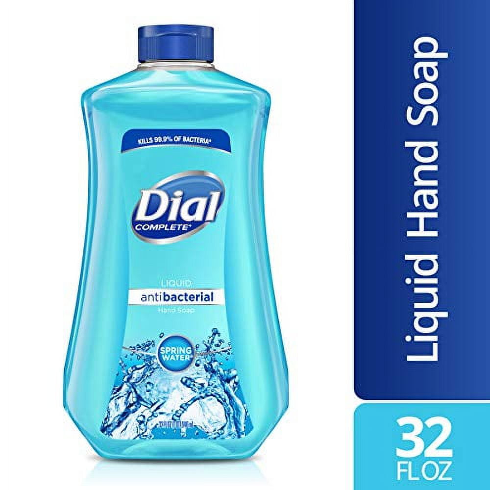 Dial antibacterial hand online soap spring water refill