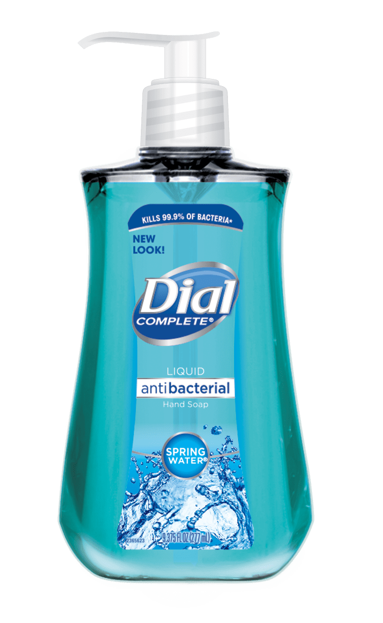 Dial Antibacterial Liquid Hand Soap, Spring Water, 9.375 Ounce Bonus