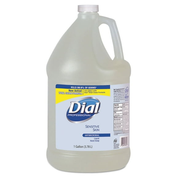 Dial Professional for Sensitive Skin Antimicrobial Soap, 1 gal. Jug, Floral Scent, 4 Count