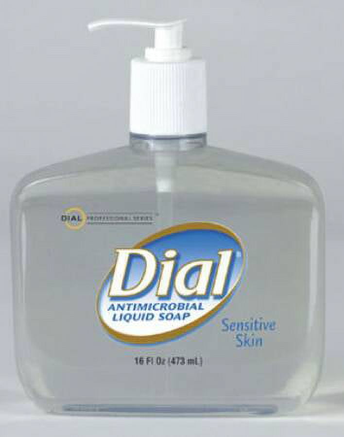 Dial Antimicrobial Soap Sensitive Liquid 16 oz. Pump Bottle Light Floral Scent 1 Bottle Walmart