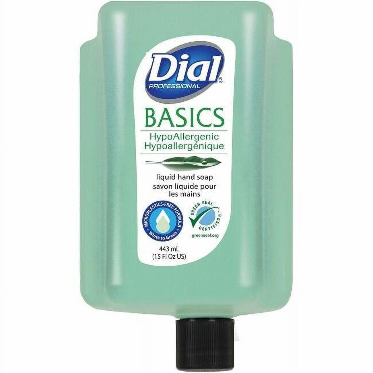 Basics MP Free Liquid Hand Soap Refill for Versa Dispenser, Unscented, 15 oz Refill Bottle, 6/Carton Basics MP Free Liquid Hand Soap Refill for Versa Dispenser, Unscented, 15 oz Refill Bottle, 6/Carton