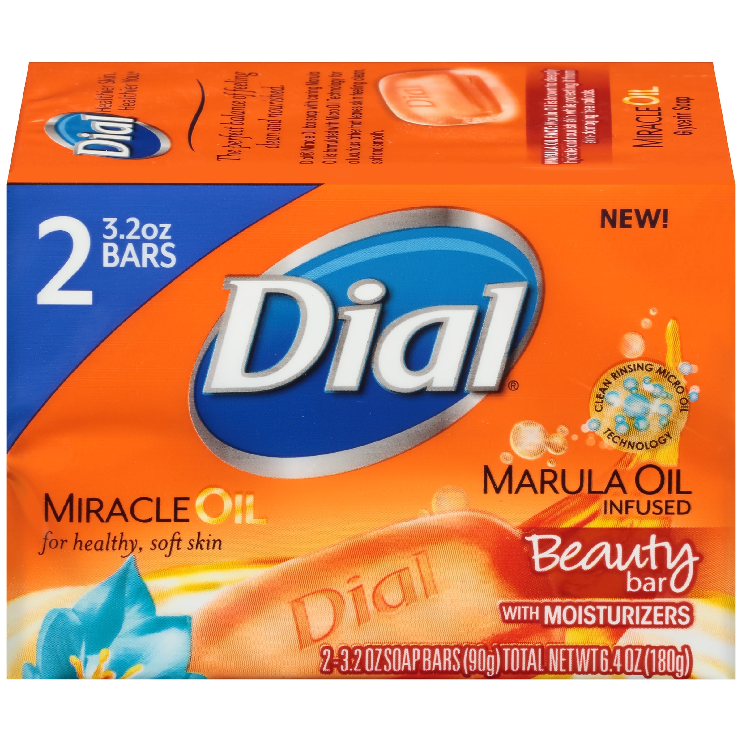 Dial Miracle Oil Marula Beauty Bar Soap 2 Bars Tunisia Ubuy