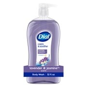Dial Calm & Soothe Body Wash, Lavender & Jasmine, Gentle on All Skin Types, 32 fl oz