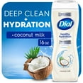 thumbnail image 1 of Dial Healthy Hydration Body Wash Coconut Milk with Vitamin E, 16 fl oz, 1 of 14