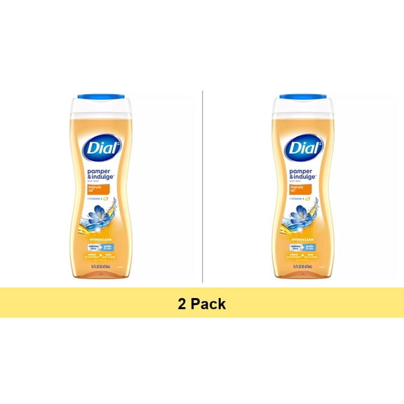 Dial Body Wash Miracle Oil, Marula Oil Infused For Soft Skin - 16 Oz - 2 Pack