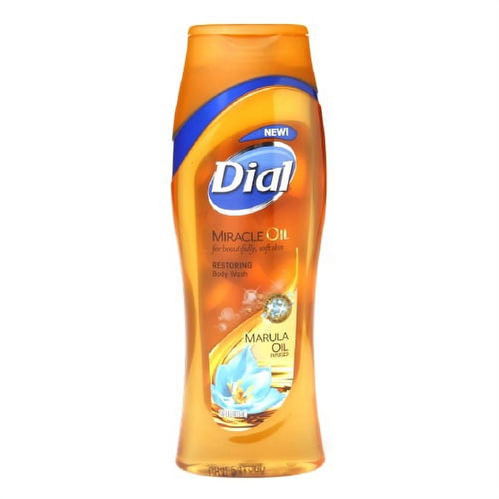 Dial Body Wash Miracle Oil, Marula Oil Infused For Soft Skin 16 Oz, 6