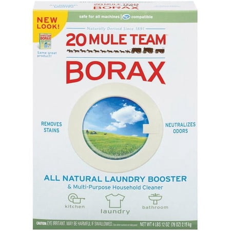 Dial Borax All Natural 4 Laundry Detergent Booster Natural - Pack of 6