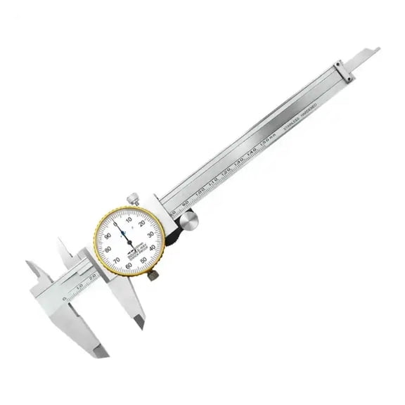 Dial Caliper 0-150mm/0-6inch 0.02mm For Measuring Tools Dial Vernier Caliper With Metal Housing Vernier Caliper With Watch ,Easy to Use