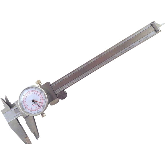 Dial Caliper 6" / 150mm Dual Reading Scale Metric SAE Standard Inch mm