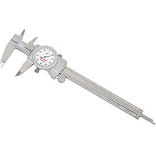 Dial Caliper - White - 6 in. - Precision Measurement Tool