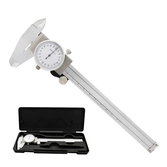 Dial Calipers 0-150 Mm 0.02mm High Precision Industry Stainless Steel Vernier Caliper Shockproof Metric Measuring Tool ,Accurate Measurement