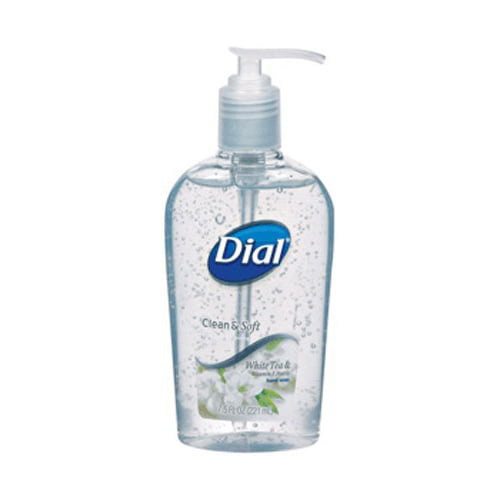 Dial Clean And Soft Hand Soap, White Tea And Vitamin E 7.5 Oz, 2 Pack