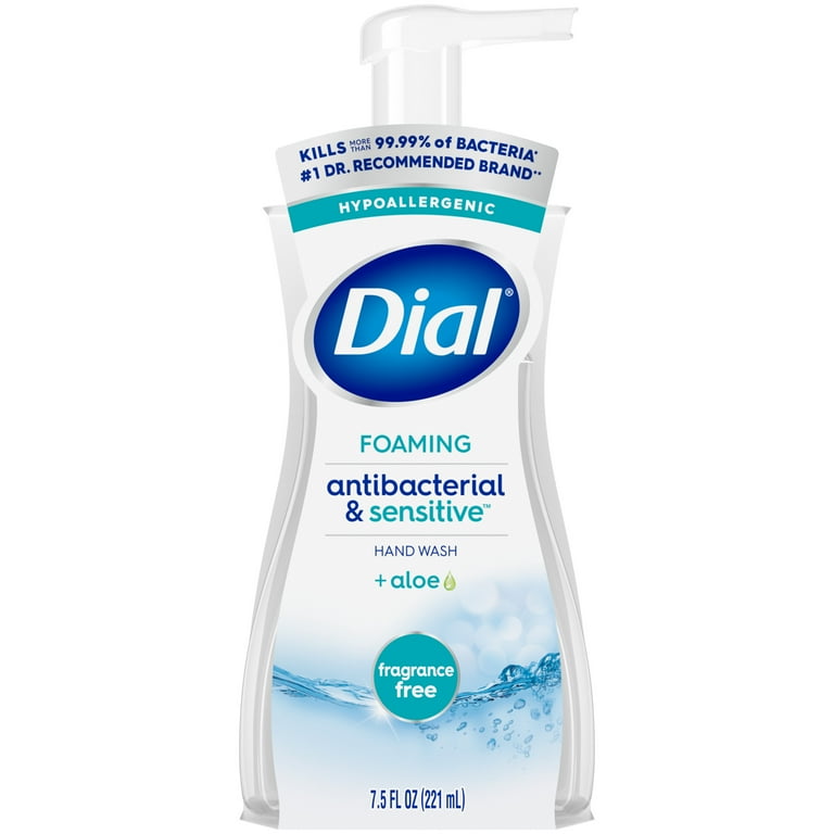 Dial Hypoallergenic Antibacterial Foaming Hand Wash, Fragrance