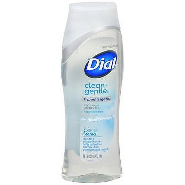 Dial Clean + Gentle FragranceFree Shower Gel for Sensitive Skin 16
