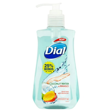 Dial Coconut Water & Mango Hand Soap with Moisturizer, 9.375 fl oz