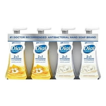 Dial Complete 2 in 1 Foaming Hand Wash, Honey and Pearl Scents (7.5 Fl Oz, 4 Pack)