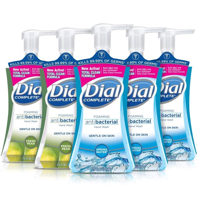 Dial Complete Antibacterial Foamy Hand Soap Variety Pack, Spring Water