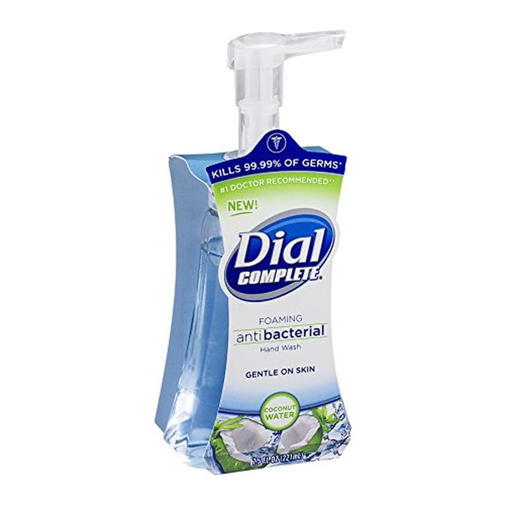 Dial Complete Antibacterial Foaming Hand Wash, Coconut Water (Pack of 3 ...