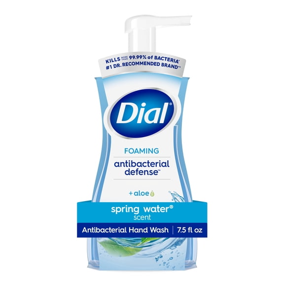 Dial Antibacterial Defense Spring Water Scent Foaming Hand Soap, 7.5 fl oz