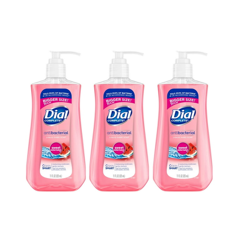 Dial Complete Antibacterial Liquid Hand Soap Sweet Watermelon 11 fl oz Pack of 3