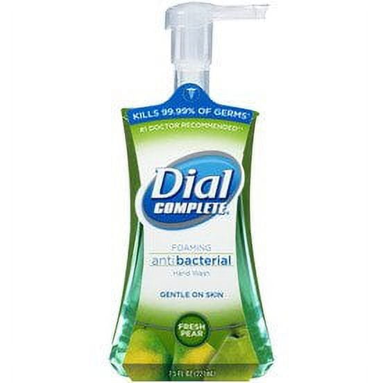 Dial Complete Foaming Antibacterial Gentle Hand Wash, Fresh Pear, 7.5 Oz