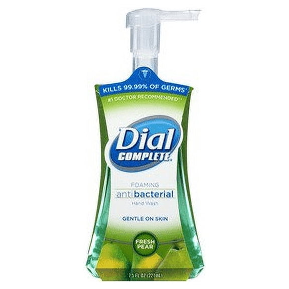 Dial Complete Foaming Hand Gentle Wash Antibacterial, Fresh Pear, 7.5oz