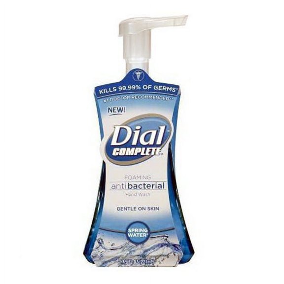 Dial Complete Foaming Hand Wash Spring Water - 7.5 Oz, 2 Pack
