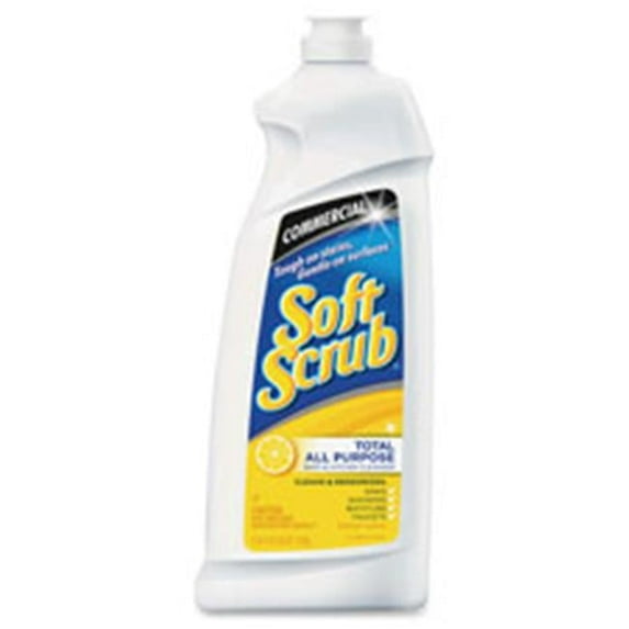 Dial Corporation Soft Scrub Cleanser, Antibacterial, 36 oz., Lemon Scent