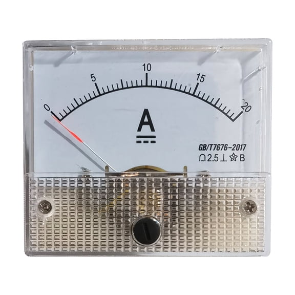 Dial-Current Gauge-Pointer Ammeter DC-Analog Current Meter Panel Mechanical Pointer Type 85C1 Measuring Instrument Tool