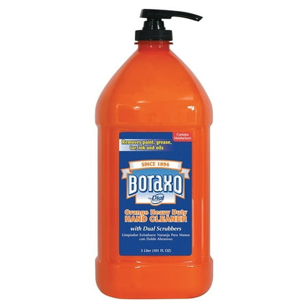 Dial, DIA06058, Heavy-Duty Hand Cleaner, 1 Each, Orange, 101.4 fl oz (3 L)