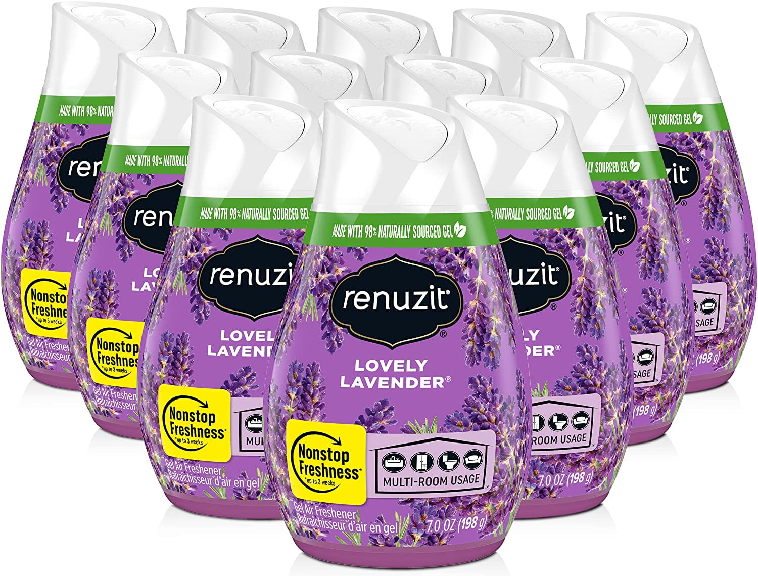 Dial Renuzit Adjustables Air Freshener Lovely Lavender 7oz Cone