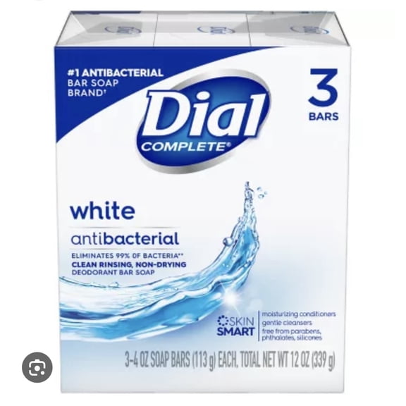 Dial Deodorant Bar Soap Iconic Dial Soap Scent 4 oz 36/Carton 5233692633