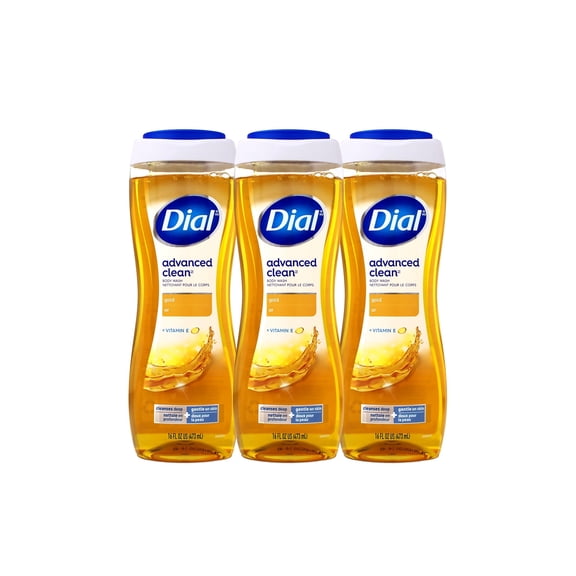 Dial Deodorizing Body Wash Gold - 16 Oz, 3 Pack